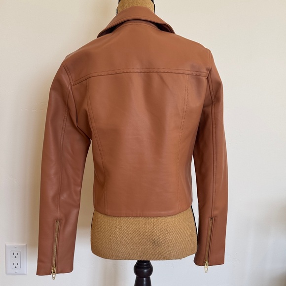 Women's faux leather jacket - Picture 2 of 4